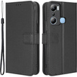 Etui z klapką do Infinix Hot 20i, Wallet Smart Magnet Case, czarne
