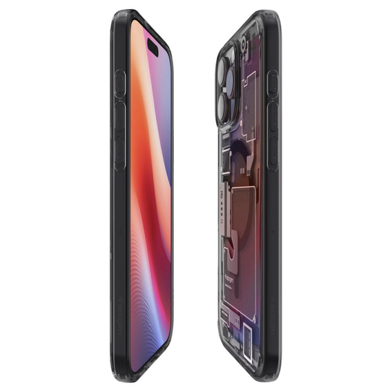 Etui Spigen do iPhone 16 Pro Max, Ultra Hybrid Zero One, czarne + Szkło Hartowane 9H
