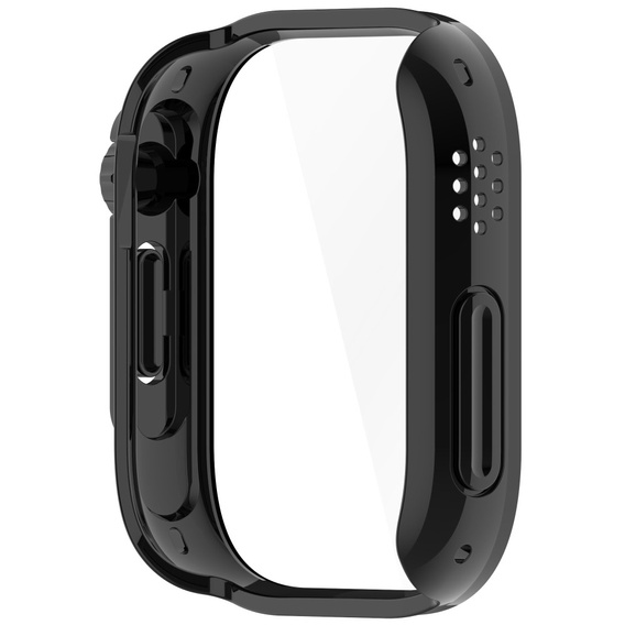 Etui z hartowanym szkłem do Xiaomi Redmi Watch 5 Lite – pełna ochrona 2w1 - czarne