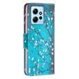 Etui z klapką do Xiaomi Redmi Note 12 Pro 5G / POCO X5 Pro 5G, Wallet, Sakura niebieskie