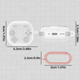 Etui pancerne na Słuchawki Apple Airpods 4, Konsola, białe
