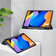 Etui z przezroczystym tyłem i miejscem na rysik do Lenovo Idea Tab 11" 2025 TB336FU TB336ZU, granatowe