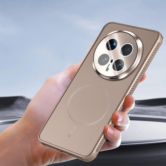 Etui ochronne do Honor Magic 8 Pro, do MagSafe, złote