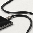 RINGKE Kabel 2x USB 3.2 Type-C 240W 100cm, czarny
