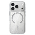 Etui do iPhone 17 Pro Max, ERBORD Glitter MagSafe, przezroczyste
