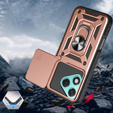 Etui pancerne do Honor 400 Lite, CamShield Slide, różowe