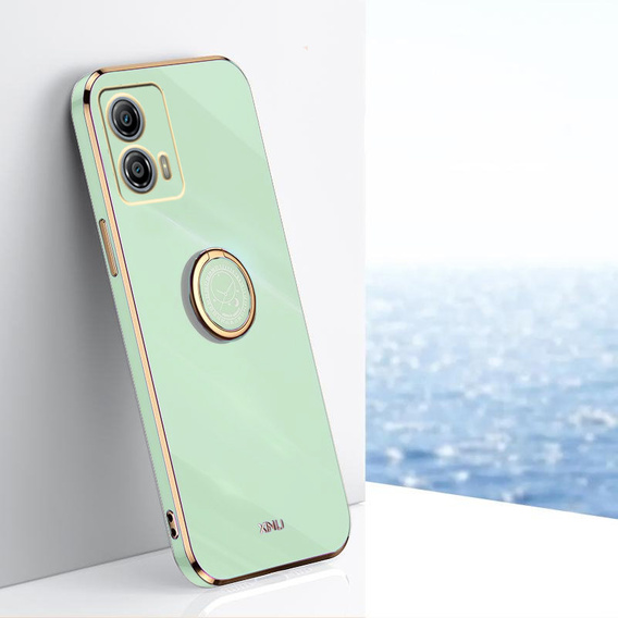 Etui do Motorola Moto G53 5G, Electro Ring, miętowe