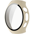 2w1 Etui + Szkło Hartowane do Huawei Watch 5 42mm, Beżowe