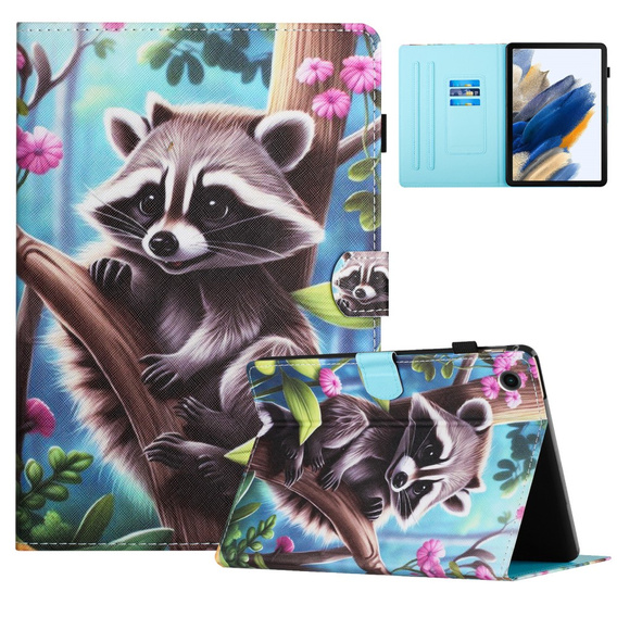 Etui do Lenovo Tab M10 10.1 Gen 3, raccoon