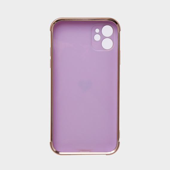 Etui do Apple iPhone 11, Electro heart, fioletowe