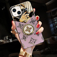 Etui Fashion do iPhone 13, fioletowe