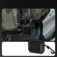 Etui ochronne do AirPods Pro 3, karabińczykiem, czarne