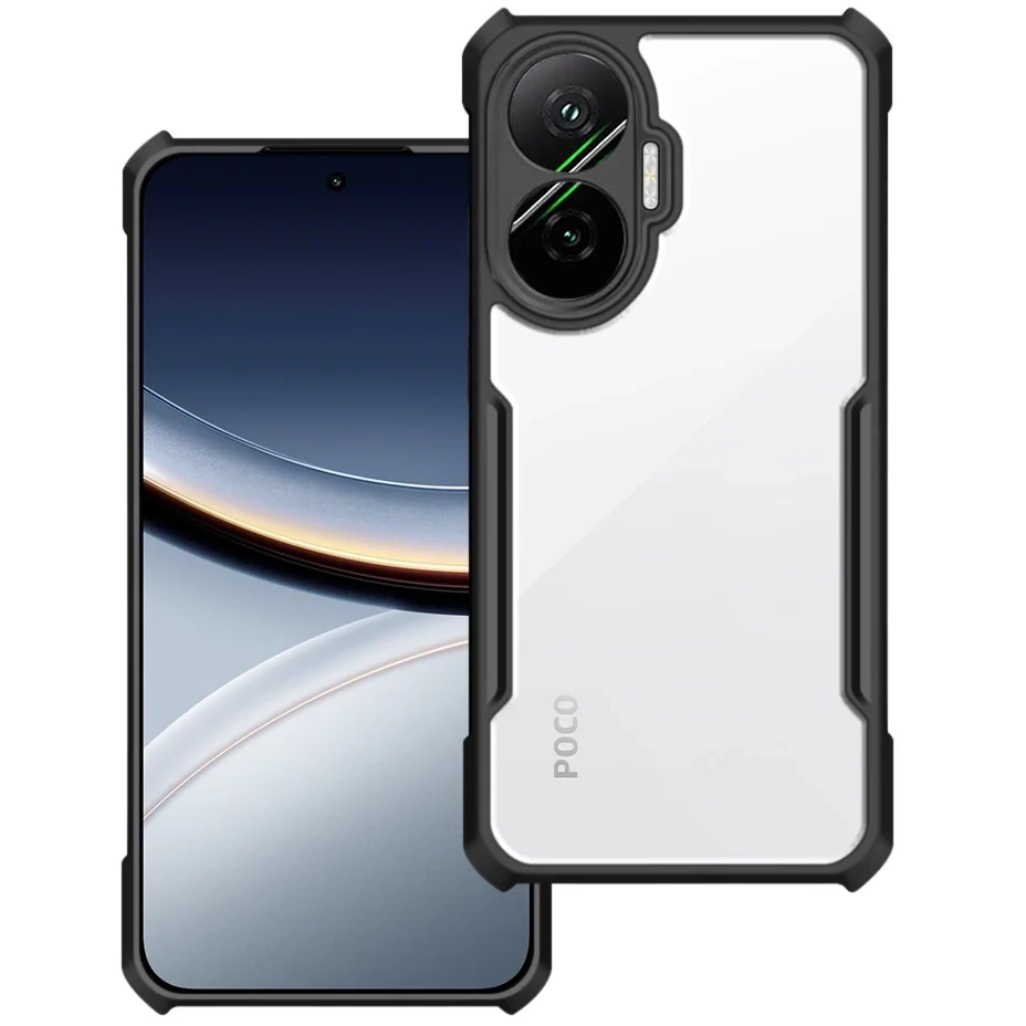 Etui do Xiaomi Poco F7 5G, AntiDrop Hybrid, czarne
