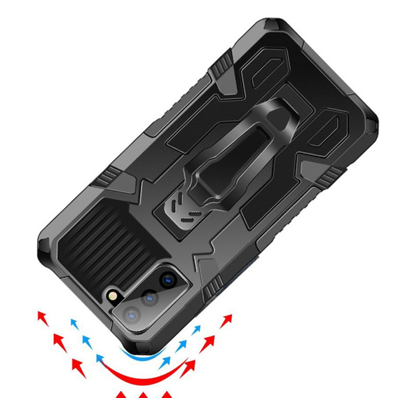 Etui Hybrid KickStand do Samsung Galaxy S21 FE, Black