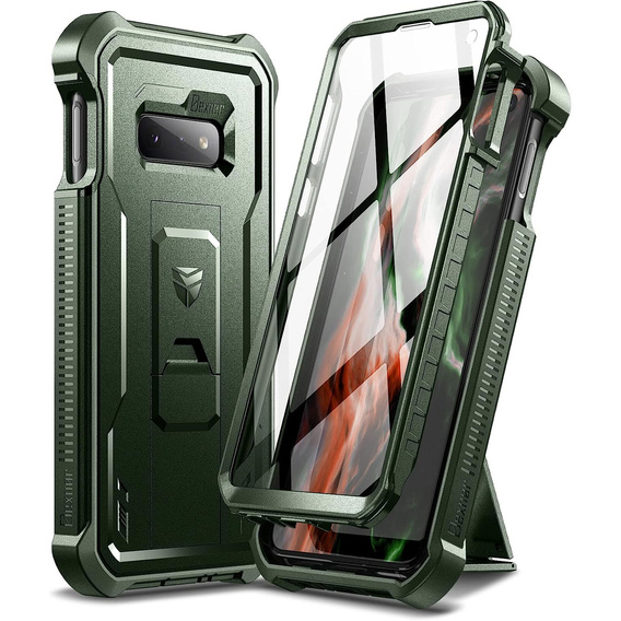 Etui pancerne do Samsung Galaxy S10e, Dexnor Full Body, zielone