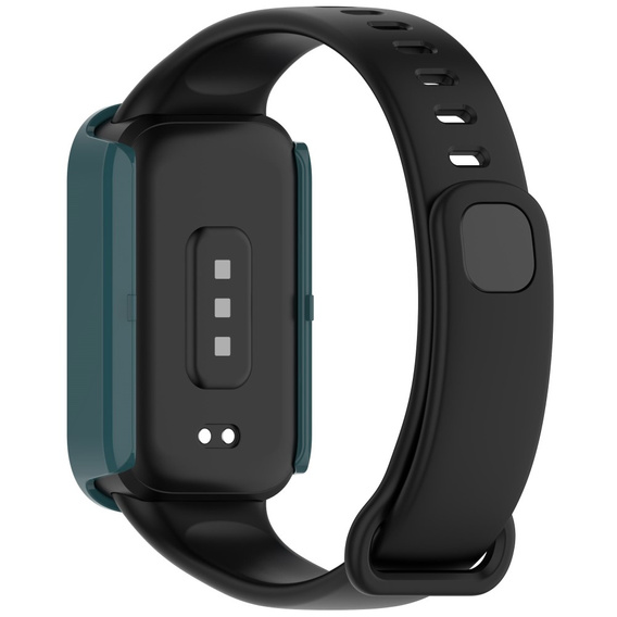 2w1 Etui + Szkło Hartowane do Xiaomi Smart Band 9 Active, Zielone