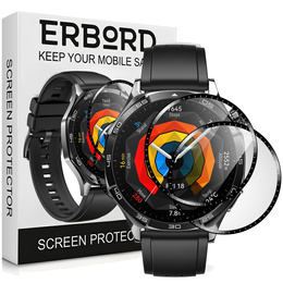 2x Szkło Hybrydowe ERBORD do Huawei Watch GT 5 46mm