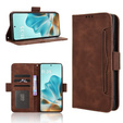 Etui z klapką do Motorola Edge 60 / 60 Fusion, Card Slot, brązowe