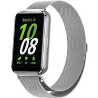 Bransoleta Milanese do Samsung Galaxy Fit 3, Srebrna