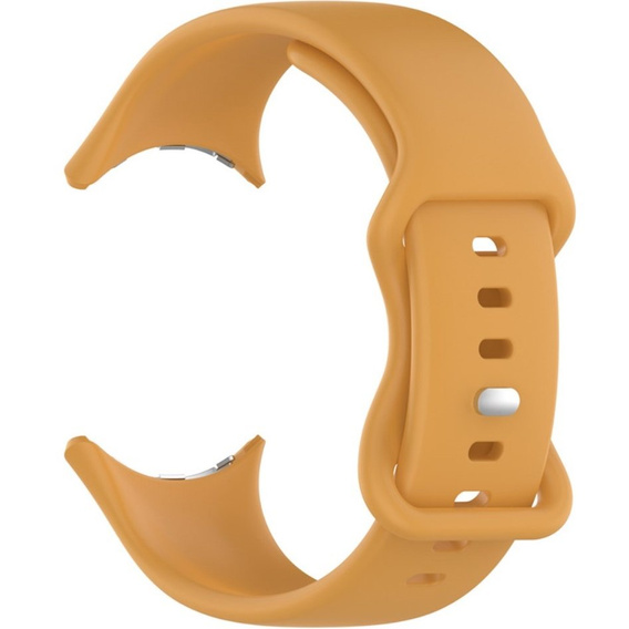 Pasek Silikonowy do Google Pixel Watch 1 / 2 / 3 41mm, Żółty