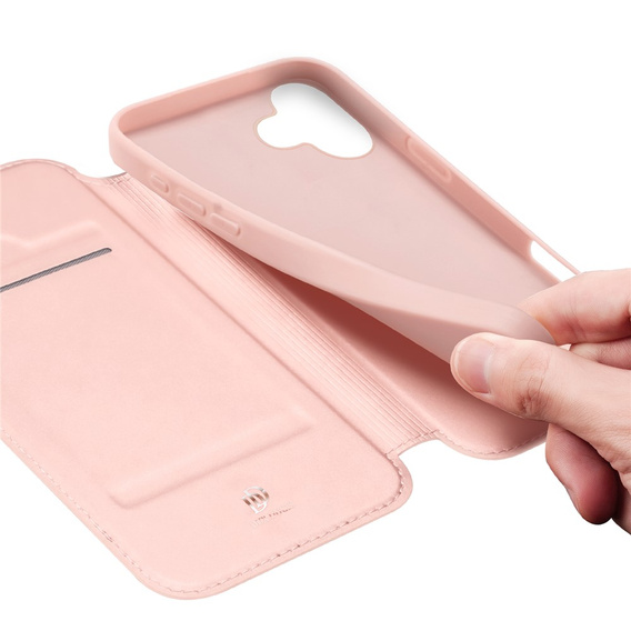 Etui z klapką Dux Ducis do iPhone 17, Skin Pro, różowe