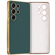 Etui do Samsung Galaxy S25 Ultra, GKK Leather, zielone