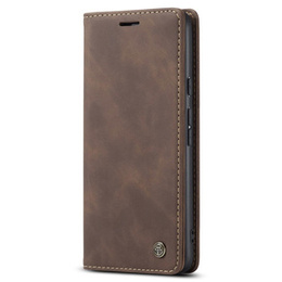 Etui CASEME do Google Pixel 7 Pro, Leather Wallet Case, brązowe