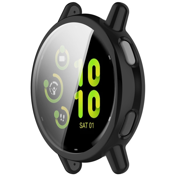 2w1 Etui z Osłoną na ekran do Garmin Vivoactive 5, Czarne