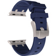 Pasek Silikonowy do Apple Watch 1/2/3/4/5/6/7/8/9/10/11/SE Ultra 1/2/3 42/44/45/46/49mm, Granatowy