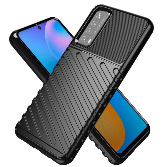 Etui do Huawei P Smart 2021, Thunder, czarne