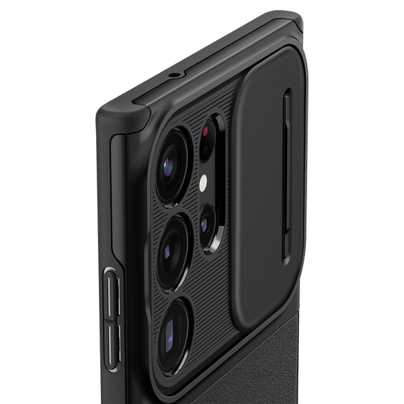 OUTLET Etui Spigen do Samsung Galaxy S23 Ultra, Optik Armor, Czarne