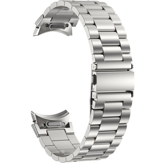 Pasek Bransoleta do Samsung Galaxy Watch 4/5/6 40/42/43/44/45/46/47mm, Srebrna