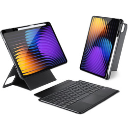 Etui z podświetlaną klawiaturą do Xiaomi Pad 7 / 7 Pro, Dux Ducis DK Series, czarne