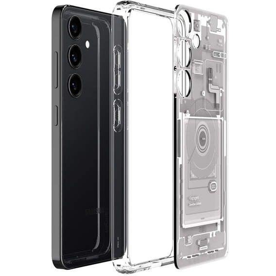 Etui Spigen do Samsung Galaxy S24, Ultra Hybrid, Zero One, białe