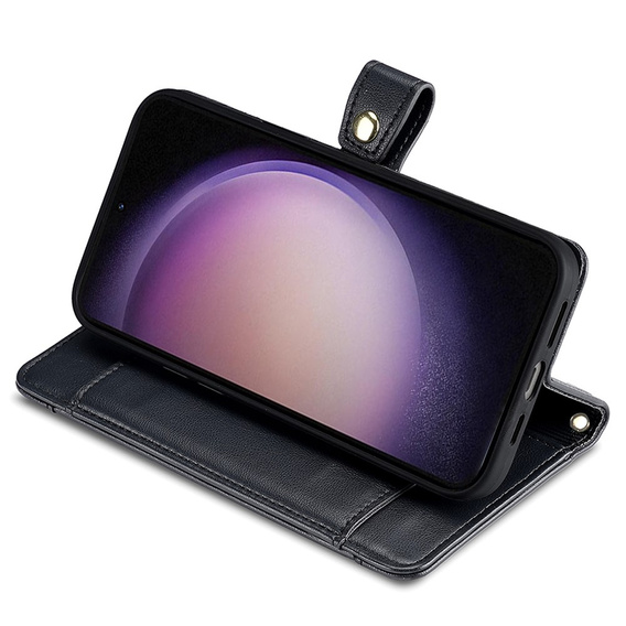 Etui z klapką do Samsung Galaxy M34, Wallet Zipper Pocket, czarne