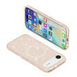 Etui do iPhone Air, do MagSafe, brokatowe, półprzezroczyste złote