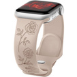 3x Pasek Silikonowy do Apple Watch 1/2/3/4/5/6/7/8/9/10/11/SE 38/40/41/42mm, Rose, Fioletowy, Beżowy, Biały