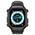 Pasek z etui Spigen do Apple Watch Ultra 1/2/3 49mm, Rugged Armor Pro, Czarny