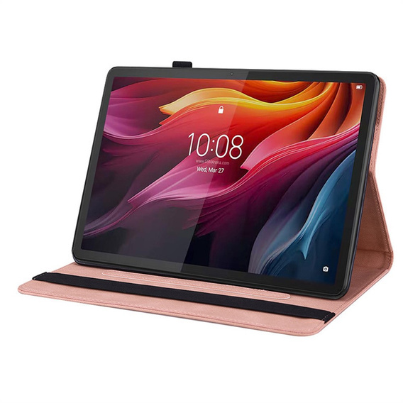 Etui do Lenovo Idea Tab 11", Butterfly, różowe