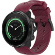 Pasek Silikonowy do Suunto 9 24 mm - Wine Red