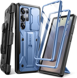 Etui do Samsung Galaxy S25 Ultra, Tongate MECH Series, Klips do paska, niebieskie