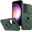 Etui pancerne do Samsung Galaxy A54 do MagSafe, CamShield Magnet, zielone
