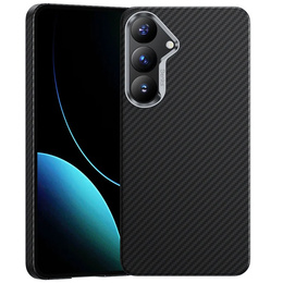 Etui BENKS Kevlar do Samsung Galaxy S25+ Plus, Carbon Fiber 600D 0044, do MagSafe, czarne