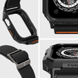 Pasek z etui Spigen do Apple Watch 4/5/6/7/8/9/SE 44/45mm, Lite Fit Pro, Czarny