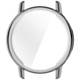 2w1 Etui z Osłoną na ekran do Garmin Vivoactive 5, Srebrne