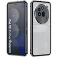Etui do Nothing Phone 3a Pro, Frame Case, szare