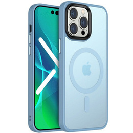 Etui do iPhone 14 Pro Max, Simple MagSafe, niebieskie