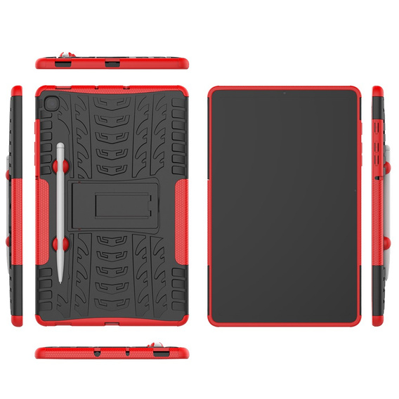 Etui do Samsung Galaxy Tab S6 Lite 10.4" 2020/2022/2024, Tire Armor, czerwone