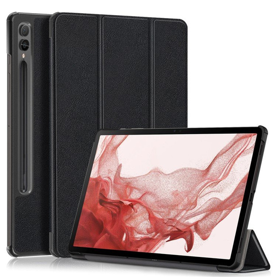 Etui do Samsung Galaxy Tab S9 Plus, Smartcase z miejscem na rysik, czarne