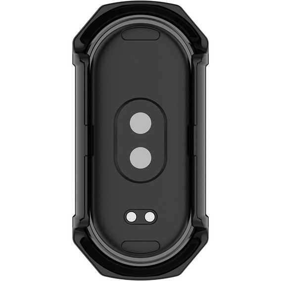 2w1 Etui + Szkło Hartowane do Xiaomi Smart Band 10 / 9 / 8, Czarne